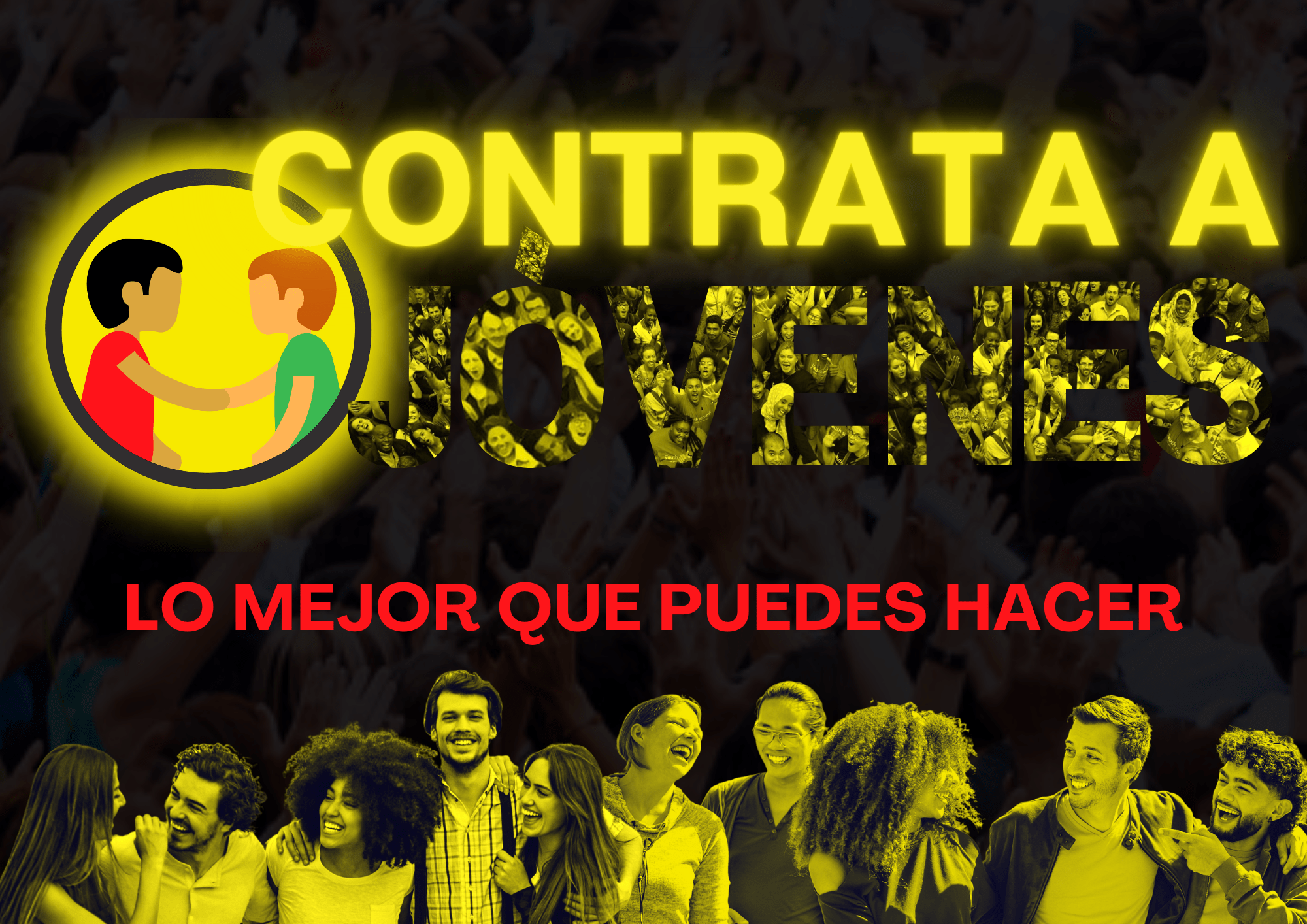 ¡Contrata a jóvenes!
