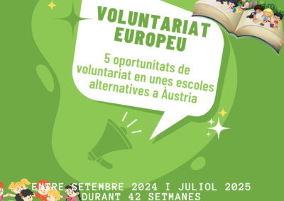 5 oportunitats de voluntariat en unes escoles alternatives a Àustria
